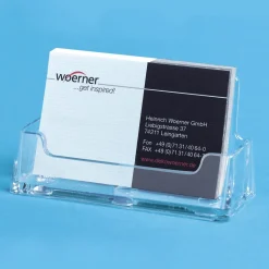 Sale DecoWoerner Visitenkarten-Halter Querformat transparent