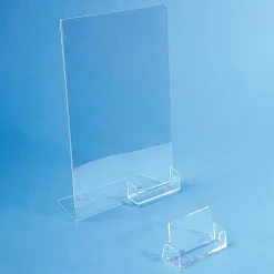 Sale DecoWoerner Visitenkarten-Halter Querformat transparent