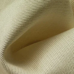 Best DecoWoerner Viskosestoff Rips Elfenbein, 120 Cm Breit weiß