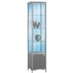 Clearance DecoWoerner Vitrine M. Staufach 186 X 40 X 40 Cm transparent