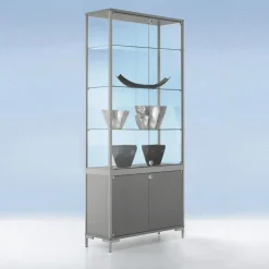 Sale DecoWoerner Vitrine M. Staufach 186 X 80 X 40 Cm transparent