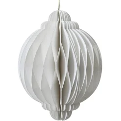 Sale DecoWoerner Wabenpapier Deluxe Hängeornament Rund 15 Cm Ø weiß