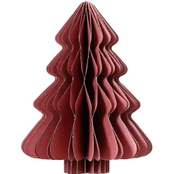 DecoWoerner Wabenpapier Deluxe Tannenbaum 40 Cm rot