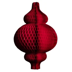 Outlet DecoWoerner Wabenpapier-Hänger Ornament, 45 Cm rot