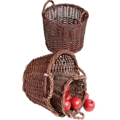 DecoWoerner Weidenkorb 26 Cm Ø braun