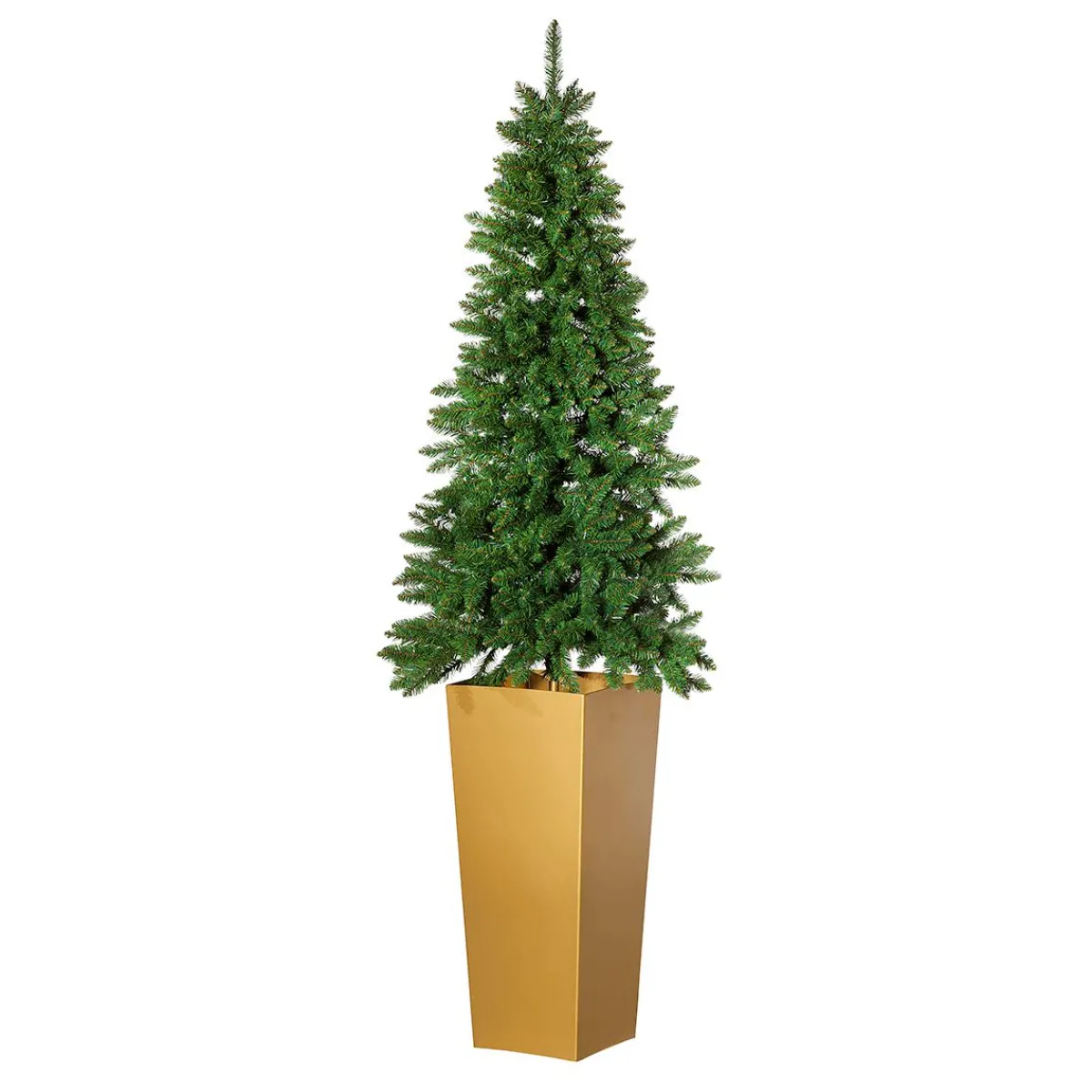 Clearance DecoWoerner Weihnachtbaumständer Vase, 90 Cm Hoch gold