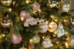 Clearance DecoWoerner Weihnachtshänger-Mix Box 25 Stück 6 Cm Ø rosa