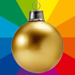 New DecoWoerner Weihnachtskugel 120 Cm Ø, Wunschfarbe