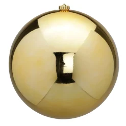 Clearance DecoWoerner Weihnachtskugel Aus Kunststoff 25 Cm Ø gold