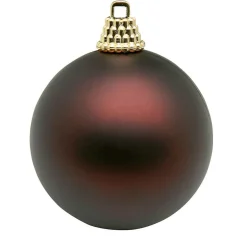 Hot DecoWoerner Weihnachtskugel Matt, 6cm-24Stück braun