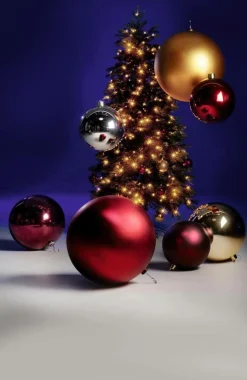 Online DecoWoerner Weihnachtskugel XXL Glänzend, 30 Cm gold