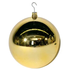 New DecoWoerner Weihnachtskugel XXL Glänzend, 40 Cm gold
