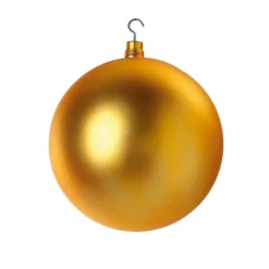 Discount DecoWoerner Weihnachtskugel XXL Matt, 30 Cm gold