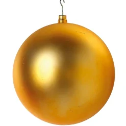 Clearance DecoWoerner Weihnachtskugel XXL Matt, 50 Cm gold