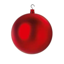 Clearance DecoWoerner Weihnachtskugel XXL Matt, 30 Cm rot