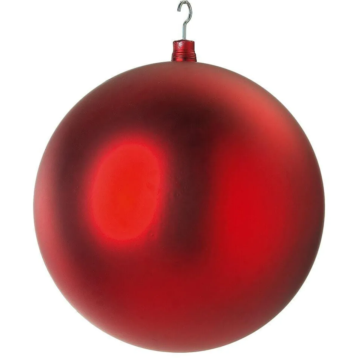 Clearance DecoWoerner Weihnachtskugel XXL Matt, 50 Cm rot