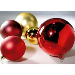 Clearance DecoWoerner Weihnachtskugel XXL Matt, 50 Cm rot