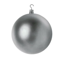 New DecoWoerner Weihnachtskugel XXL Matt, 40 Cm silber