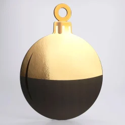 Outlet DecoWoerner Weihnachtskugel-Display 35 X 46 Cm Gold schwarz