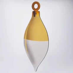 Hot DecoWoerner Weihnachtskugel-Display In Tropfen-Form 37 X 81 Cm Gold weiß