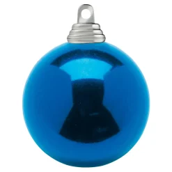 Outlet DecoWoerner Weihnachtskugeln Aus Schwer Entflammbarem Kunststoff Glänzend blau