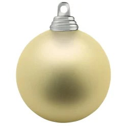 Clearance DecoWoerner Weihnachtskugeln Aus Schwer Entflammbarem Kunststoff Champagner Matt gold