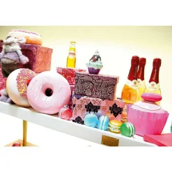 Clearance DecoWoerner Weihnachtskugeln-Set Macarons, 4 Stück mehrfarbig