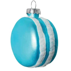 Clearance DecoWoerner Weihnachtskugeln-Set Macarons, 4 Stück mehrfarbig