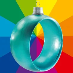Outlet DecoWoerner Weihnachtskugel-Ring 110 Cm, Wunschfarbe