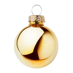 Clearance DecoWoerner Weihnachtskugel-Set Aus Glas 9 Stück In Der Box gold