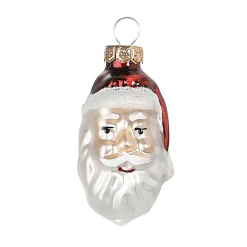 New DecoWoerner Weihnachtskugel-Set Aus Glas 9 Stück In Der Box rot