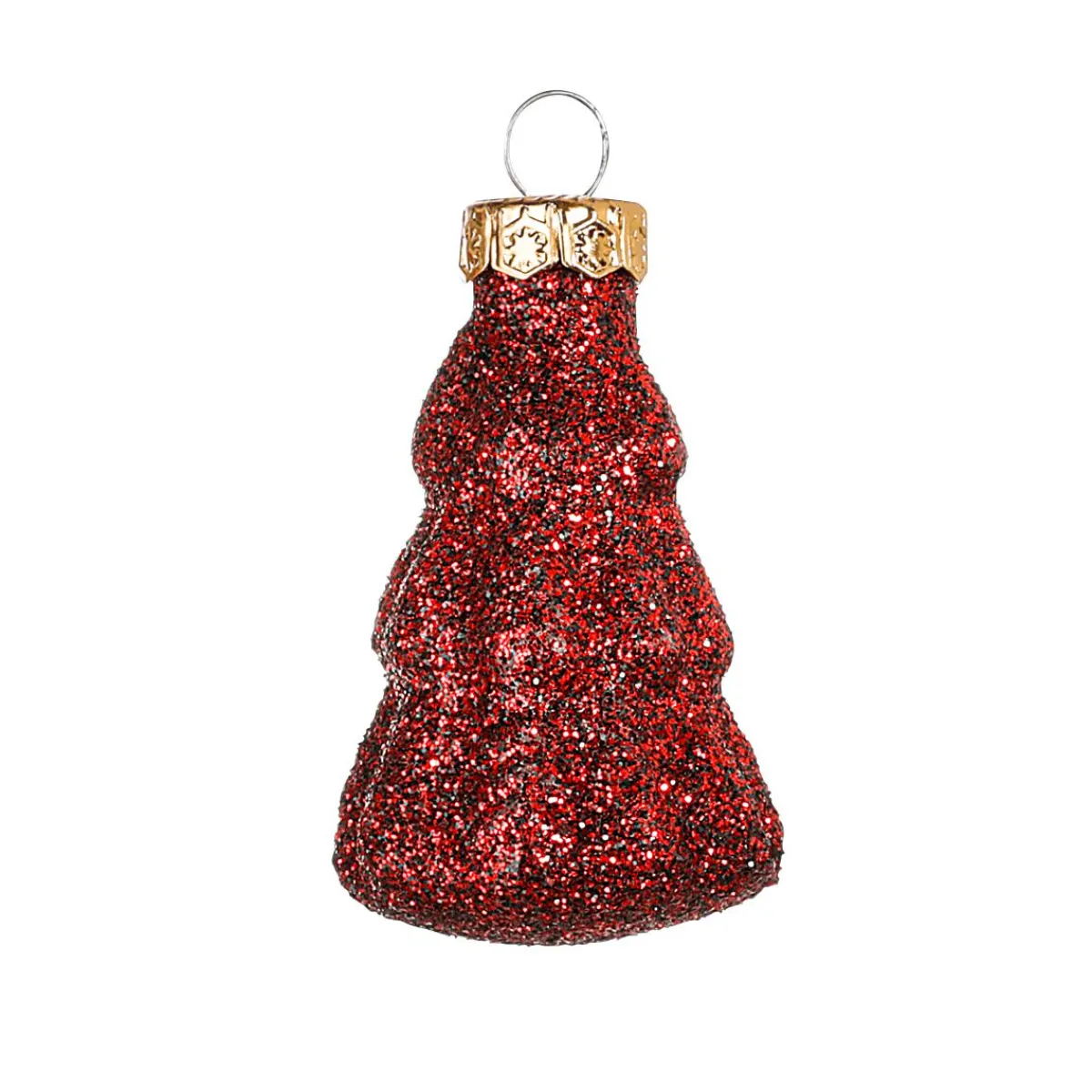New DecoWoerner Weihnachtskugel-Set Aus Glas 9 Stück In Der Box rot