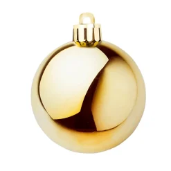 New DecoWoerner Weihnachtskugel-Set Aus Kunststoff 100tlg. 3 – 6 Cm Ø gold