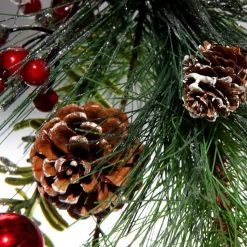 New DecoWoerner Weihnachtsranke 150 Cm mehrfarbig