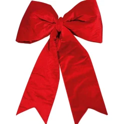 New DecoWoerner Weihnachts-Schleife Samt 110 Cm Lang rot