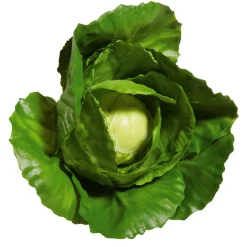Clearance DecoWoerner Weißkohl Lebensmittel-Attrappe, 13 Cm Ø grün