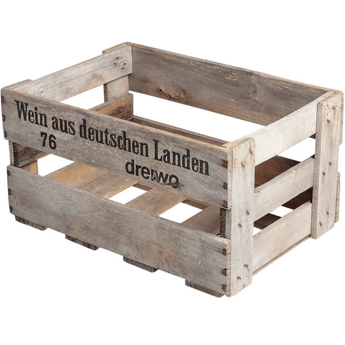 Sale DecoWoerner Weinkiste Original 46x31x25 Cm braun