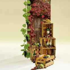 Sale DecoWoerner Weinkiste Original 46x31x25 Cm braun