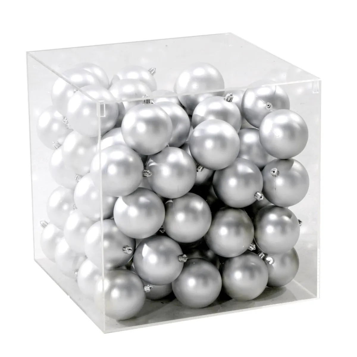 DecoWoerner Würfelbox Mit Deckel 40 X 40 Cm transparent