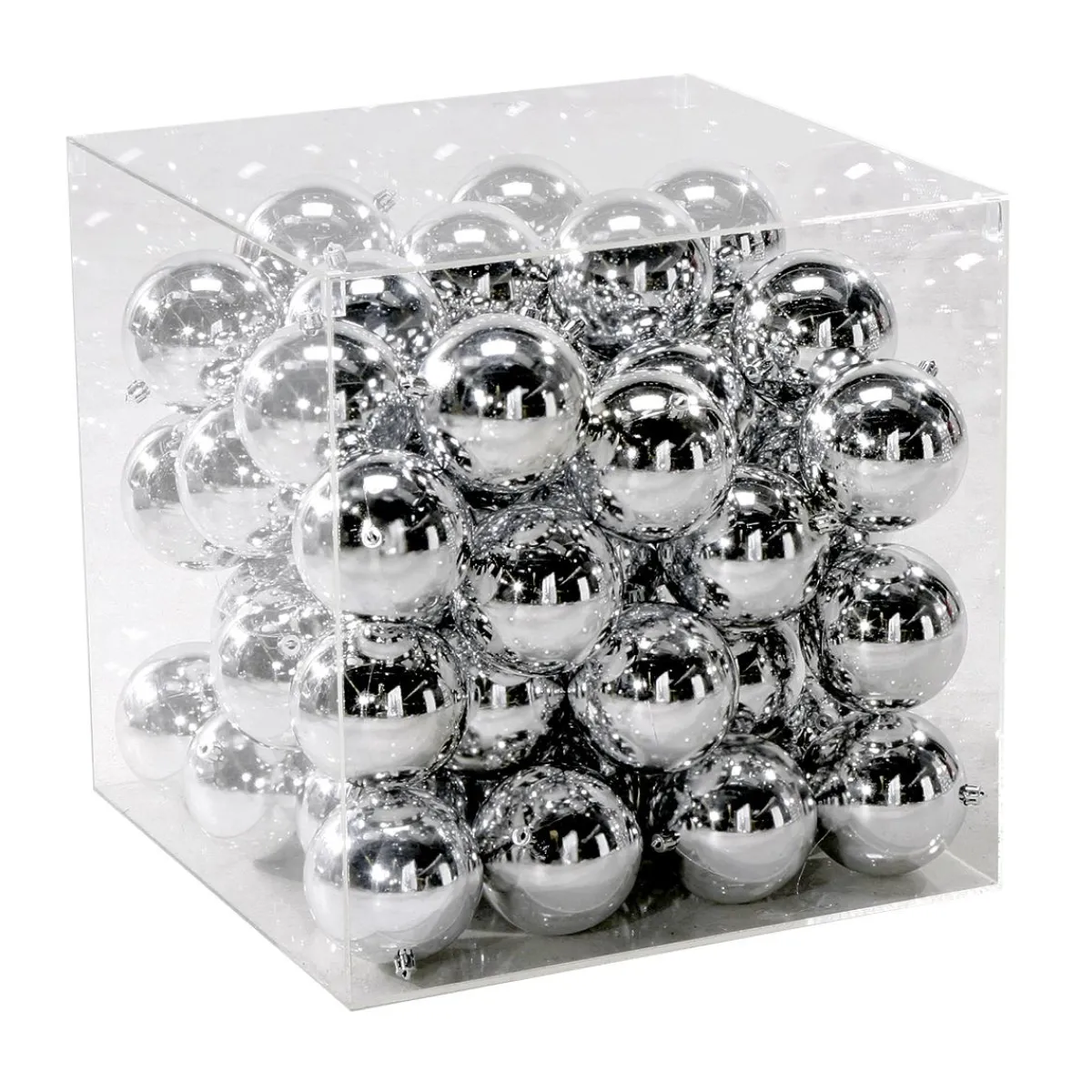 DecoWoerner Würfelbox Mit Deckel 40 X 40 Cm transparent