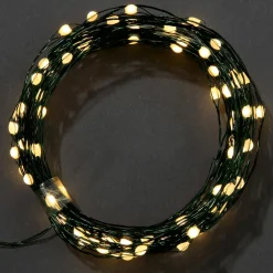 New DecoWoerner XL LED Draht Lichterkette Für Außen, 10 M grün