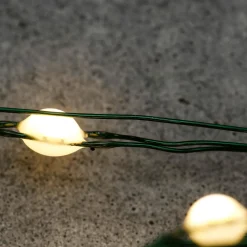 New DecoWoerner XL LED Draht Lichterkette Für Außen, 10 M grün