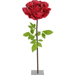 Clearance DecoWoerner XL Mega Rose , 165 Cm rot