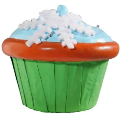 Hot DecoWoerner XXL Cupcake Attrappe 50 Cm Ø blau