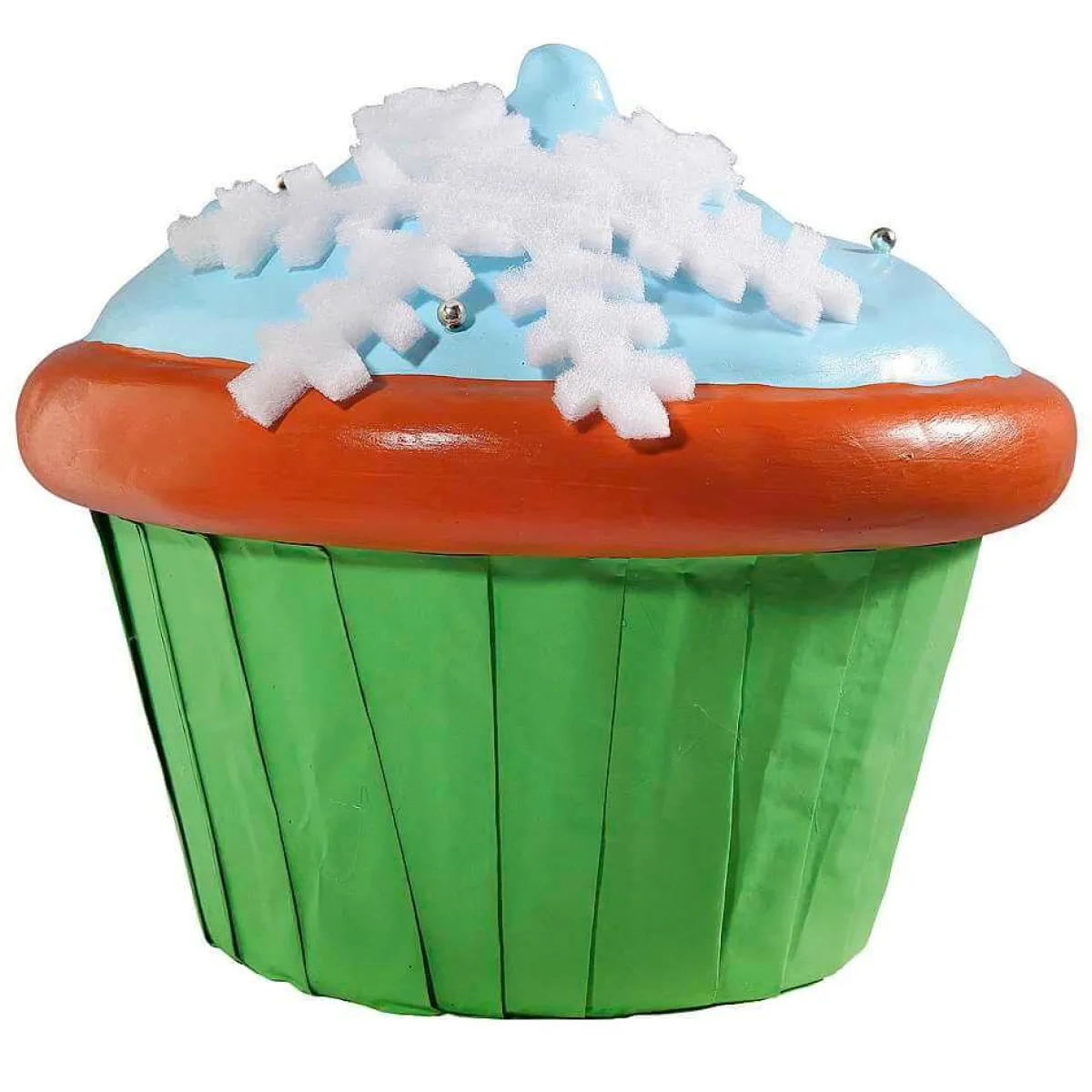 Hot DecoWoerner XXL Cupcake Attrappe 50 Cm Ø blau