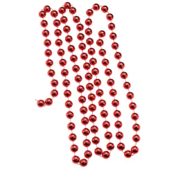 Online DecoWoerner XXL Deko Perlenkette 270 Cm rot