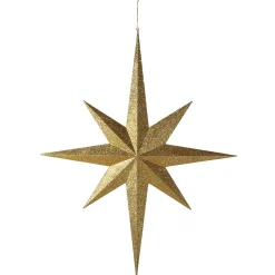 DecoWoerner XXL Deko Stern 100 Cm gold