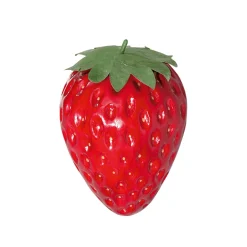 New DecoWoerner XXL Erdbeer Lebensmittel-Attrappe 40 Cm 30 Cm Ø rot