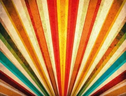 Outlet DecoWoerner XXL-Planenbanner "Bunte Farbstrahlen" Aus Schwer Entflammbarer LKW-Plane 250 X 330 Cm mehrfarbig