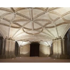 Clearance DecoWoerner XXL-Planenbanner "Gewölbehimmel" Aus Schwer Entflammbarer LKW-Plane 250 X 330 Cm Beige